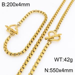 SS Jewelry Set(Most Men) - KS232101-Z
