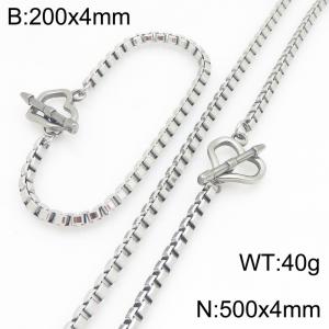SS Jewelry Set(Most Men) - KS232103-Z