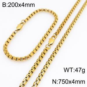 SS Jewelry Set(Most Men) - KS232111-Z