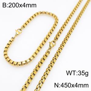 SS Jewelry Set(Most Men) - KS232119-Z