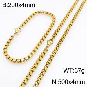 SS Jewelry Set(Most Men) - KS232120-Z