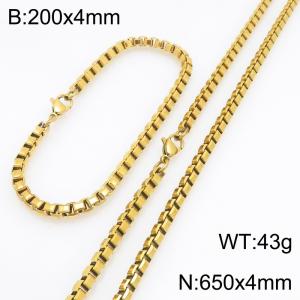 SS Jewelry Set(Most Men) - KS232123-Z