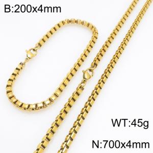SS Jewelry Set(Most Men) - KS232124-Z