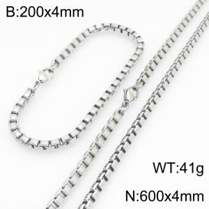 SS Jewelry Set(Most Men) - KS232129-Z