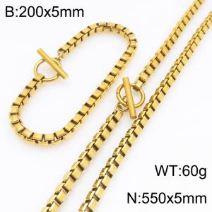 SS Jewelry Set(Most Men) - KS232135-Z