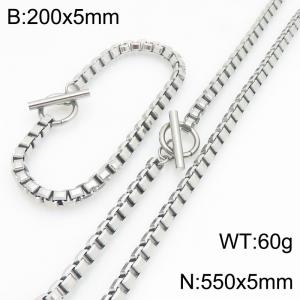 SS Jewelry Set(Most Men) - KS232138-Z