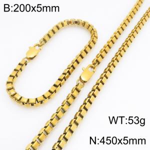 SS Jewelry Set(Most Men) - KS232139-Z