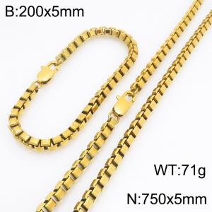 SS Jewelry Set(Most Men) - KS232145-Z