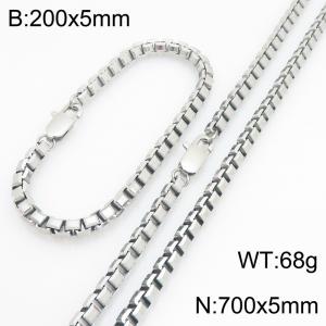 SS Jewelry Set(Most Men) - KS232151-Z