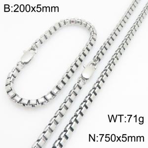 SS Jewelry Set(Most Men) - KS232152-Z