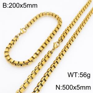 SS Jewelry Set(Most Men) - KS232154-Z