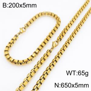SS Jewelry Set(Most Men) - KS232157-Z