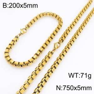 SS Jewelry Set(Most Men) - KS232159-Z