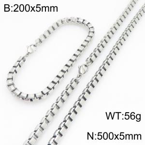 SS Jewelry Set(Most Men) - KS232161-Z