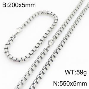 SS Jewelry Set(Most Men) - KS232162-Z