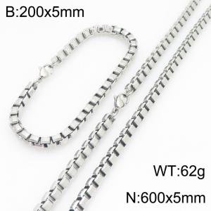 SS Jewelry Set(Most Men) - KS232163-Z