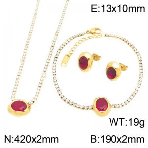 SS Jewelry Set(Most Women) - KS232672-HR