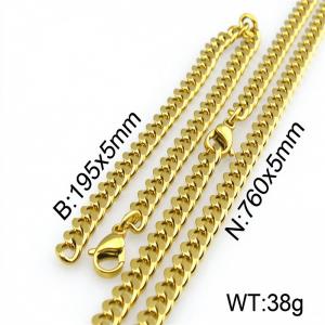 SS Jewelry Set - KS29493-Z