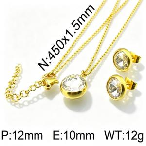 SS Jewelry Set - KS34181-Z