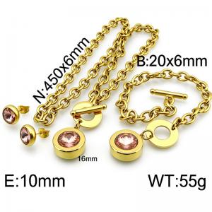SS Jewelry Set - KS37942-Z