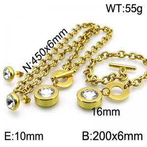 SS Jewelry Set - KS37944-Z