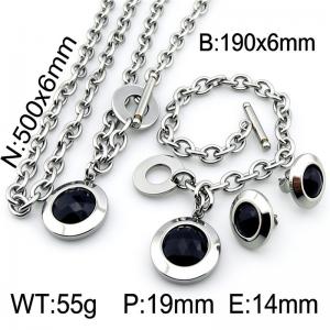 SS Jewelry Set - KS41253-Z