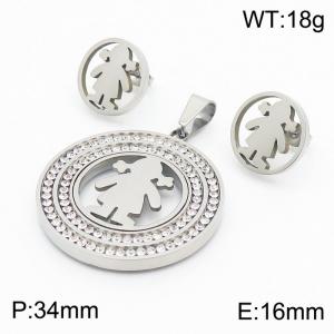 SS Jewelry Set(Most Women) - KS43280-K