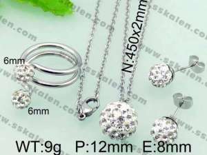 SS Jewelry Set(Most Women) - KS45058-Z