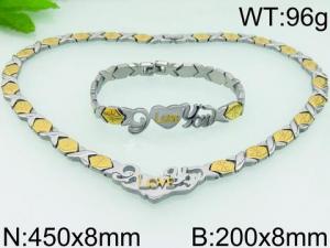 SS Jewelry Set(Most Men) - KS73787-YZ