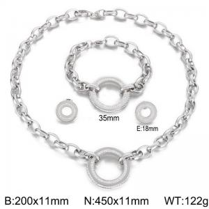 SS Jewelry Set(Most Women) - KS76623-Z