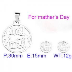 SS Jewelry Set(Most Women)（ Mother's Day） - KS78772-K