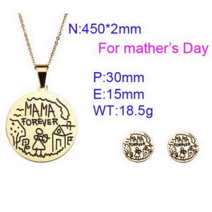 SS Jewelry Set(Most Women)（ Mother's Day） - KS78782-K