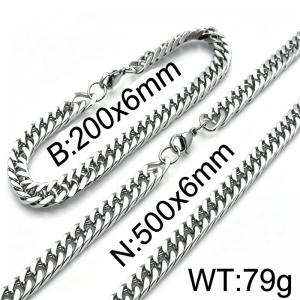 SS Jewelry Set(Most Men) - KS92170-Z