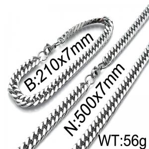 SS Jewelry Set(Most Men) - KS92185-Z