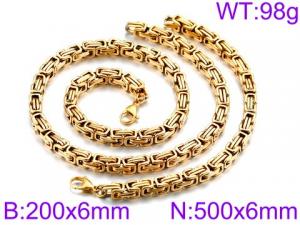 SS Jewelry Set(Most Men) - KS92282-Z