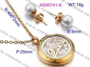 SS Jewelry Set(Most Women) - KS95741-K