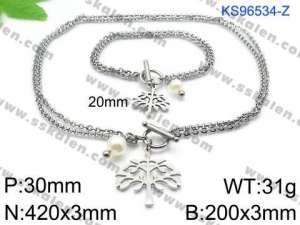 SS Jewelry Set(Most Women) - KS96534-Z