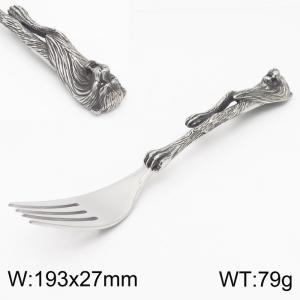 Stainless Steel Table Fork with Mighty Lion Handle - KTA057-KJX