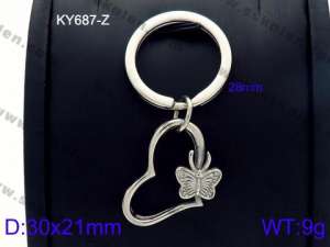 Stainless Steel Keychain - KY687-Z