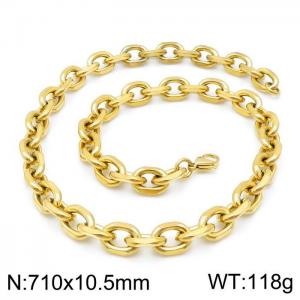 SS Gold-Plating Necklace - N115547-Z