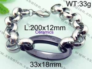 Stainless Steel Bracelet(Men) - KB67552-Z