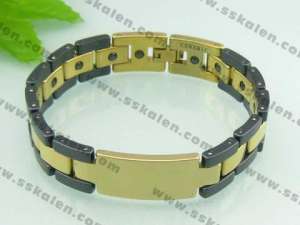 Stainless steel with Ceramic Bracelet - KB32169-W