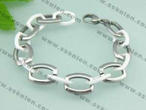 Stainless steel with Ceramic Bracelet - KB32236-W