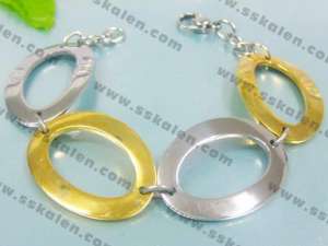 Stainless Steel Gold-plating Bracelet  - KB15275-Z