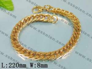 Stainless Steel Gold-plating Bracelet - KB16521