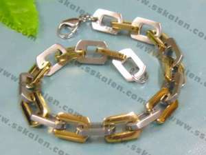  Stainless Steel Gold-plating Bracelet  - KB26223-T