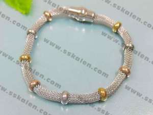Stainless Steel Gold-plating Bracelet  - KB26750-T