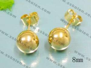 SS Gold-Plating Earring  - KE18428-K