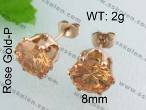 SS Gold-Plating Earring - KE40317-YX