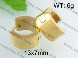 SS Gold-Plating Earring - KE40375-YX